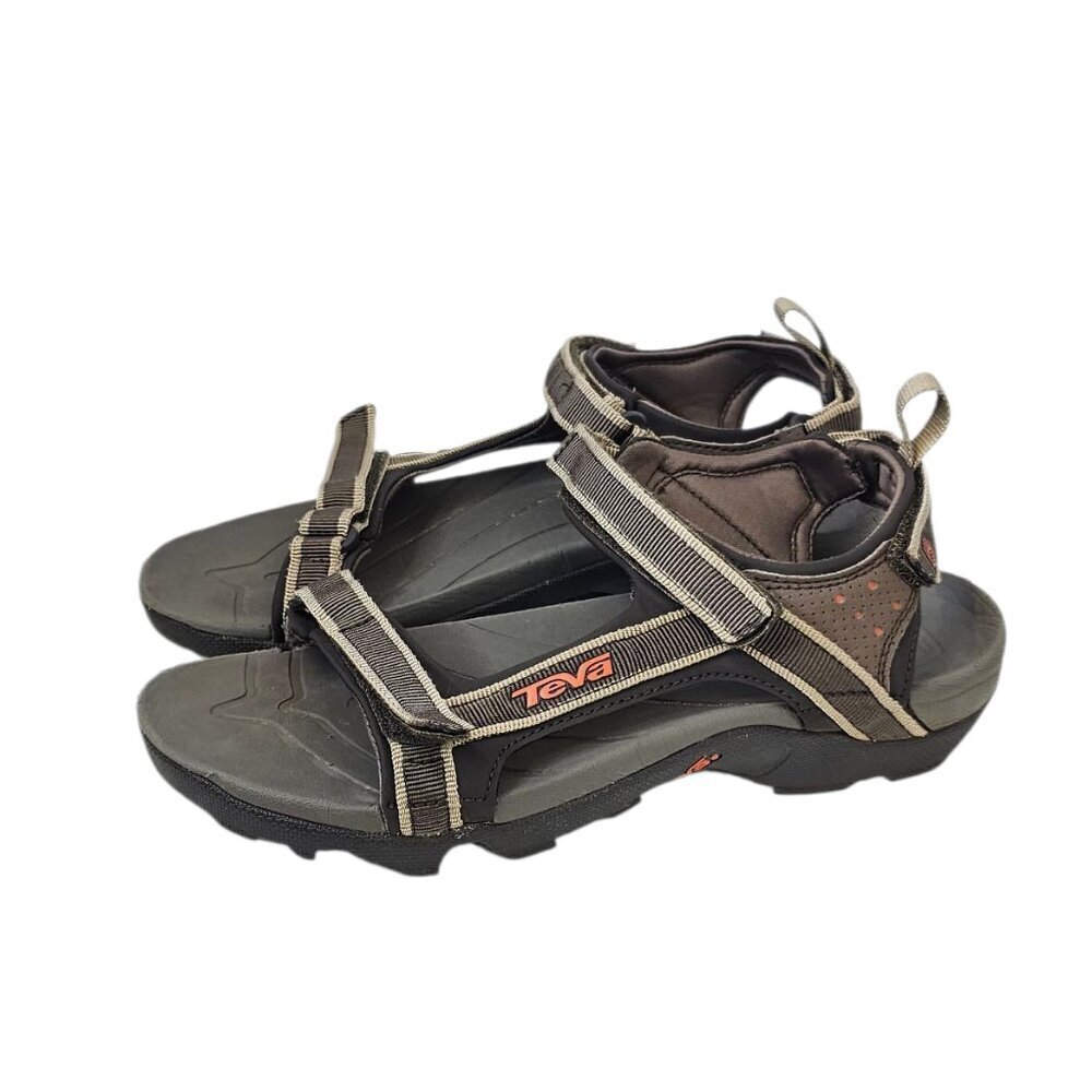 TEVA Mens Sport Outdoor Hiking Sandals, Brown, Size 6 Mens, 7 Womens